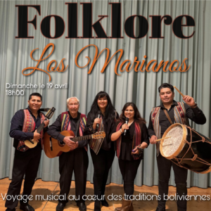Concert de Folklore bolivien le 19 avril à Diamono