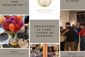 Invitation au café-tango, ouvert à tous chaque mercredi matin de 10h30 à 12h30